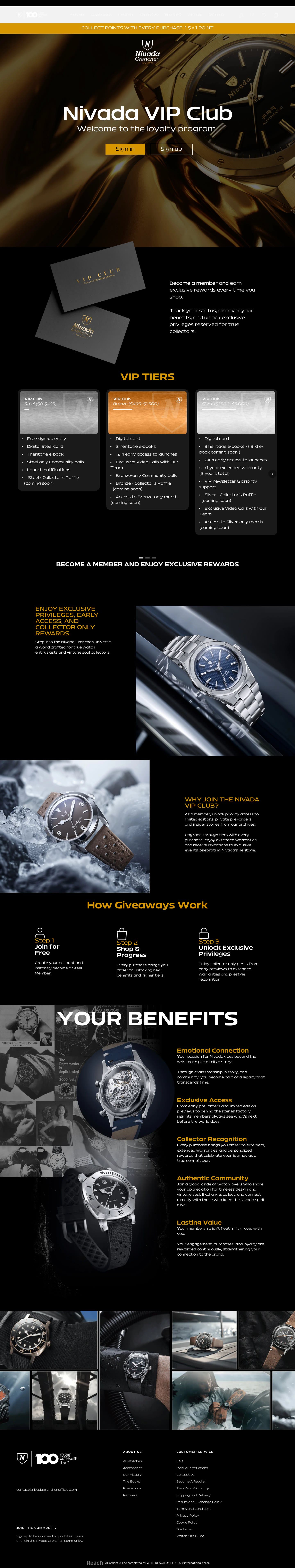 Nivada Grenchen loyalty program